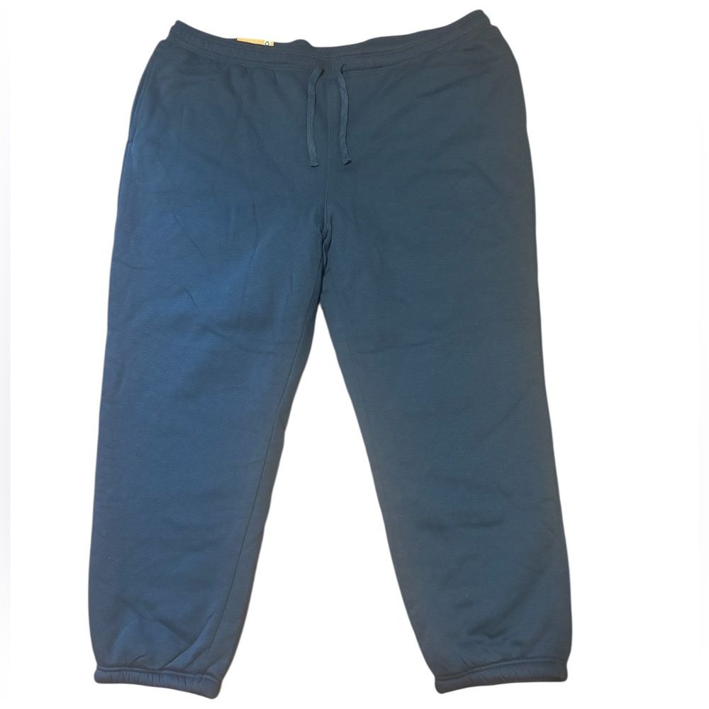 Eddie Bauer Men's Fleece Sherpa Lined Navy Joggers Size XXL NWT